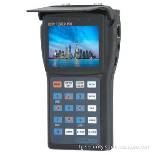 3.0-inch LCD Screen CCTV Tester with PTZ Controller, 12V DC Output Power to Camera